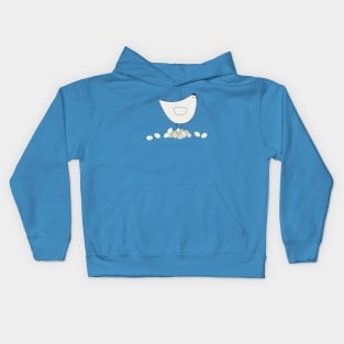 Productive Hen and Eggs Kids Hoodie